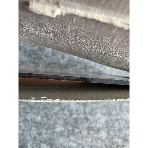 1957 Corvette Mirror Wall Art Gold Design Novelty Mirror Designs Retro 7x7 Vtg - Picture 5 of 5